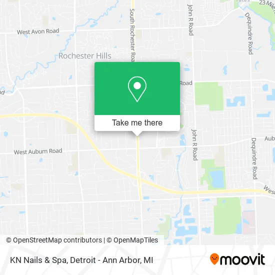 KN Nails & Spa map