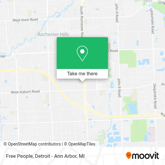 Free People map