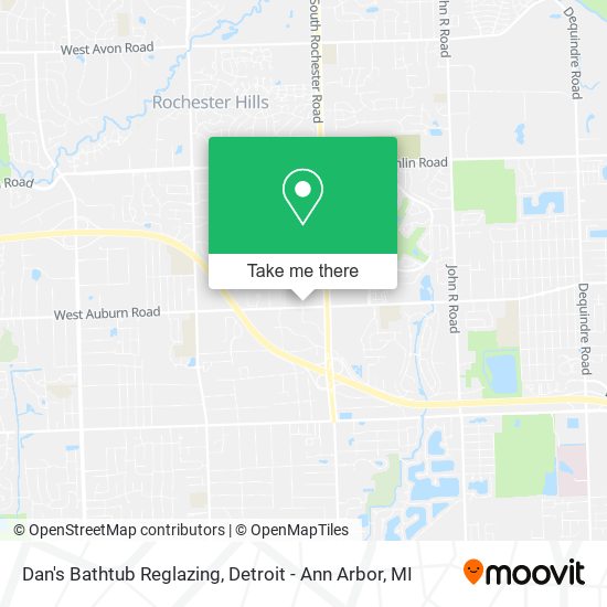 Dan's Bathtub Reglazing map