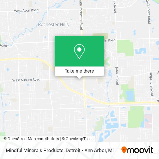 Mindful Minerals Products map