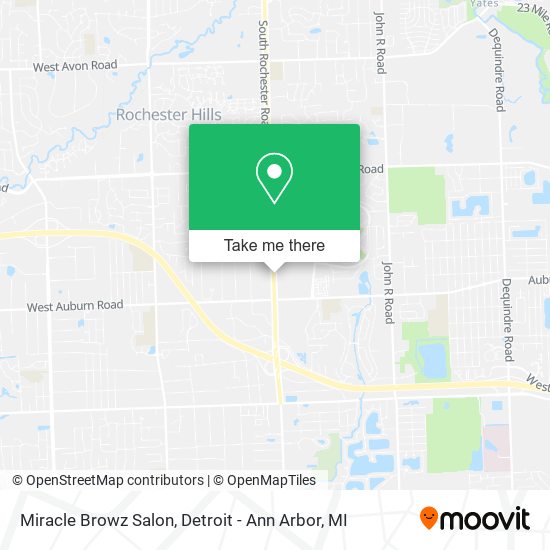 Miracle Browz Salon map