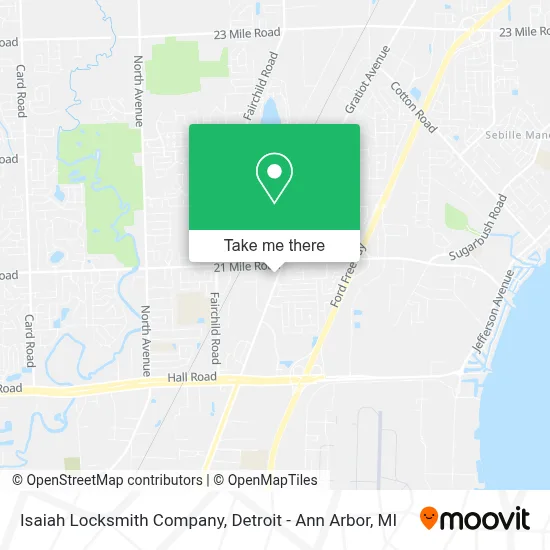 Isaiah Locksmith Company map