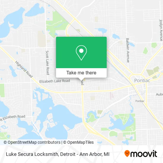 Luke Secura Locksmith map