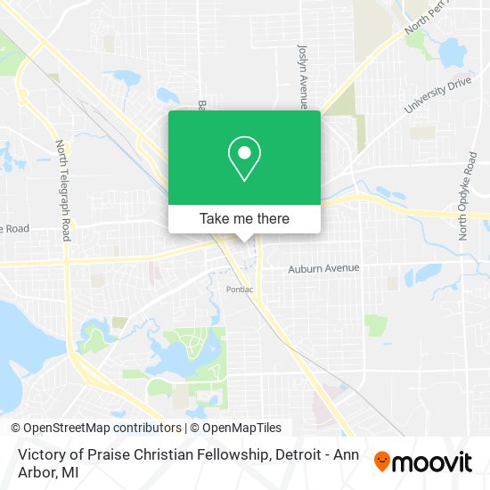 Victory of Praise Christian Fellowship map