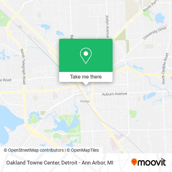 Oakland Towne Center map