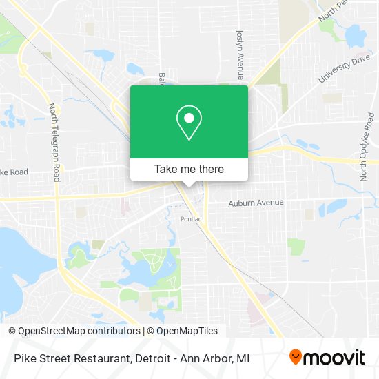 Pike Street Restaurant map