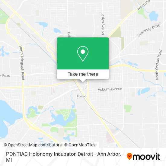 PONTIAC Holonomy Incubator map