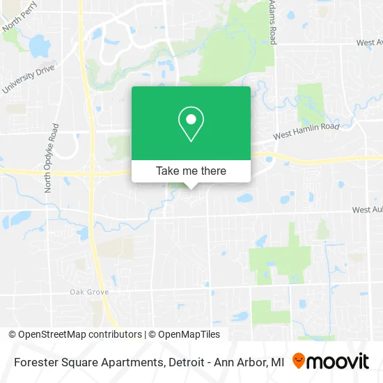 Forester Square Apartments map