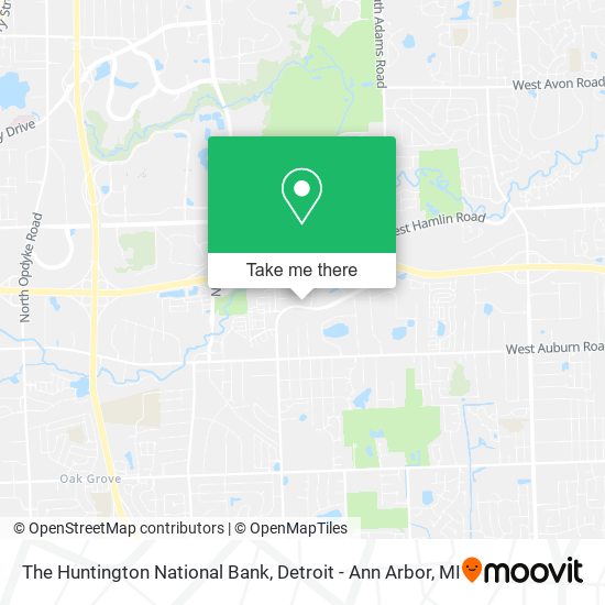 The Huntington National Bank map