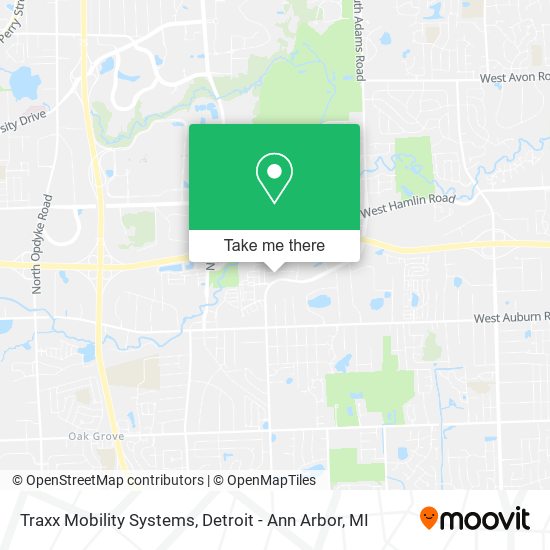 Mapa de Traxx Mobility Systems