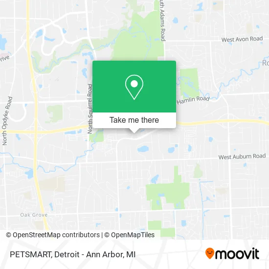 PETSMART map