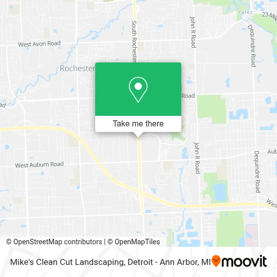 Mike's Clean Cut Landscaping map
