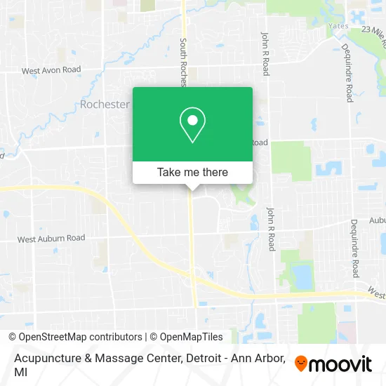 Acupuncture & Massage Center map