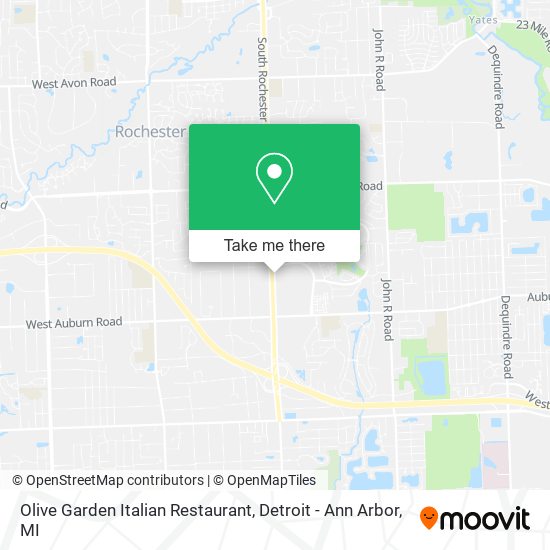 Olive Garden Italian Restaurant map