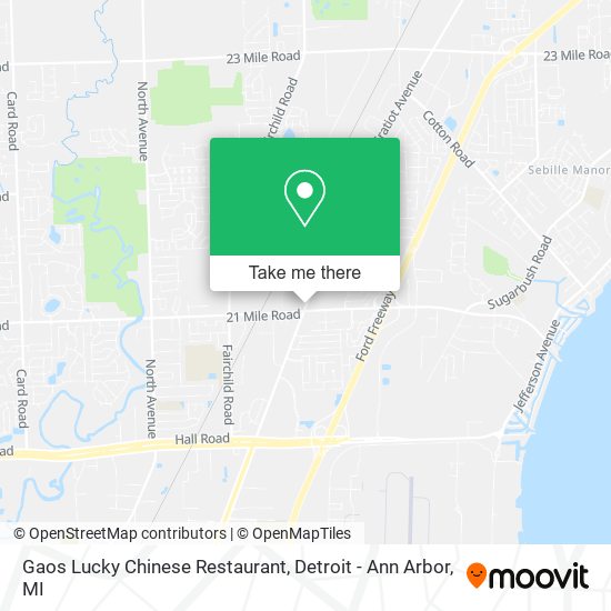 Gaos Lucky Chinese Restaurant map