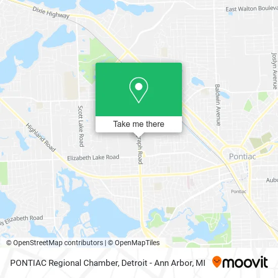 PONTIAC Regional Chamber map