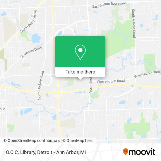 O.C.C. Library map