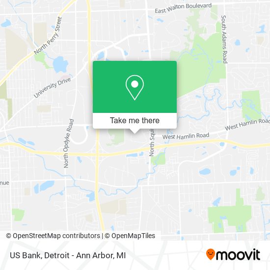 Mapa de US Bank