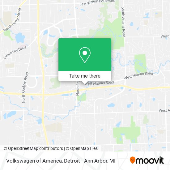 Volkswagen of America map