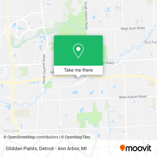 Mapa de Glidden Paints