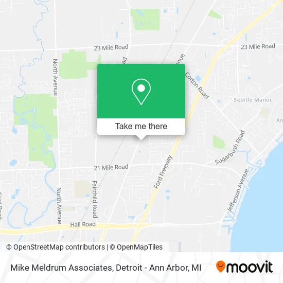 Mike Meldrum Associates map