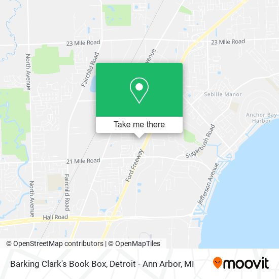 Barking Clark's Book Box map