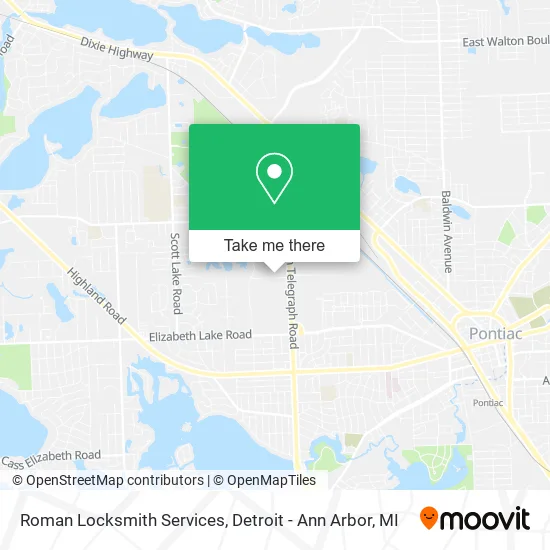 Roman Locksmith Services map