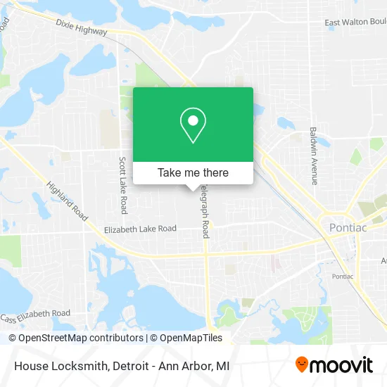 House Locksmith map