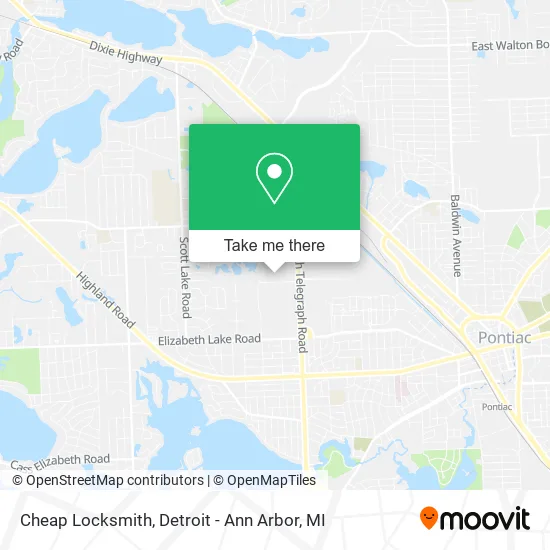 Cheap Locksmith map