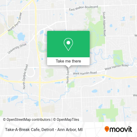 Take-A-Break Cafe map