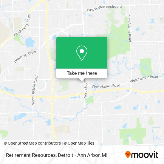 Retirement Resources map