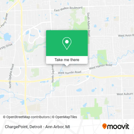 ChargePoint map
