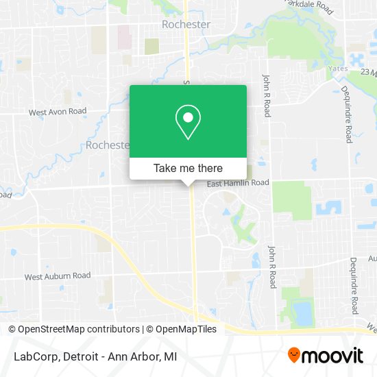 LabCorp map