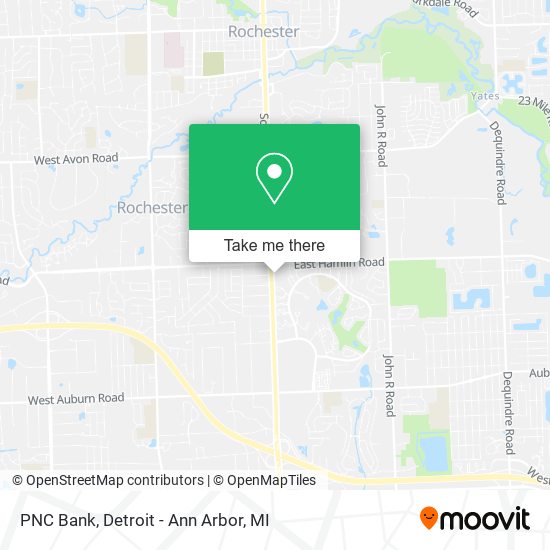 PNC Bank map