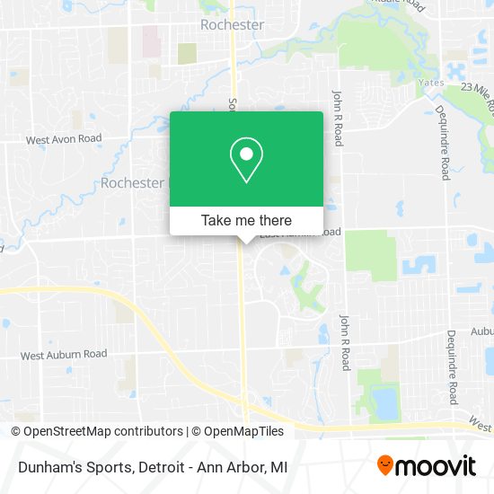 Mapa de Dunham's Sports