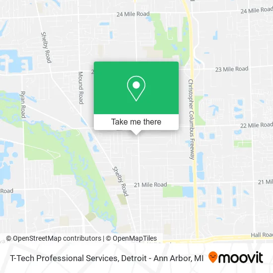 T-Tech Professional Services map