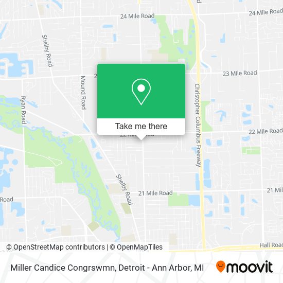 Miller Candice Congrswmn map
