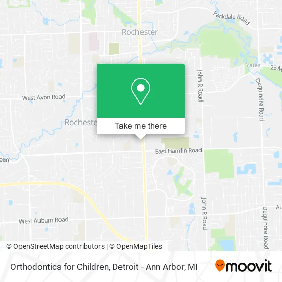 Orthodontics for Children map