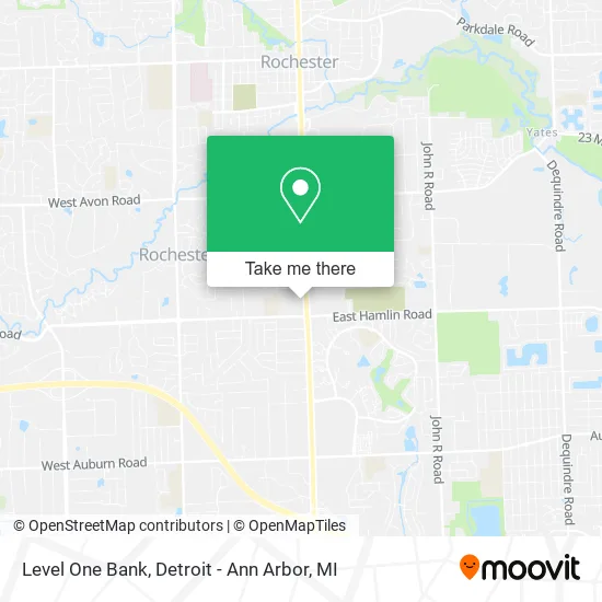 Level One Bank map