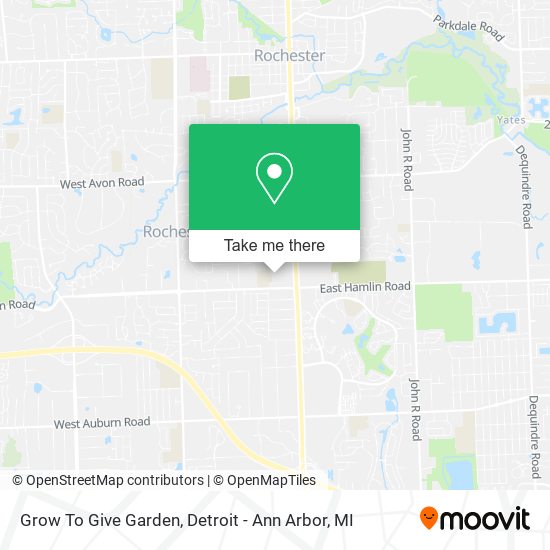 Grow To Give Garden map