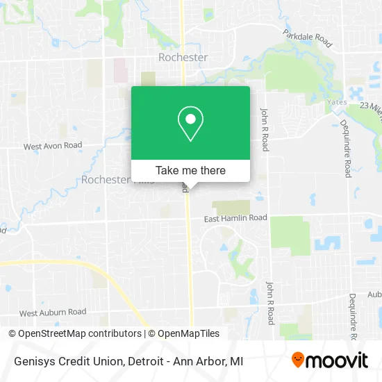 Genisys Credit Union map