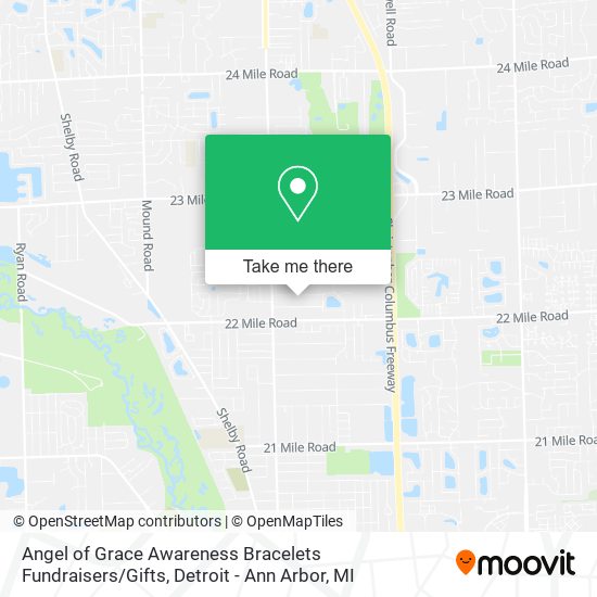 Angel of Grace Awareness Bracelets Fundraisers / Gifts map