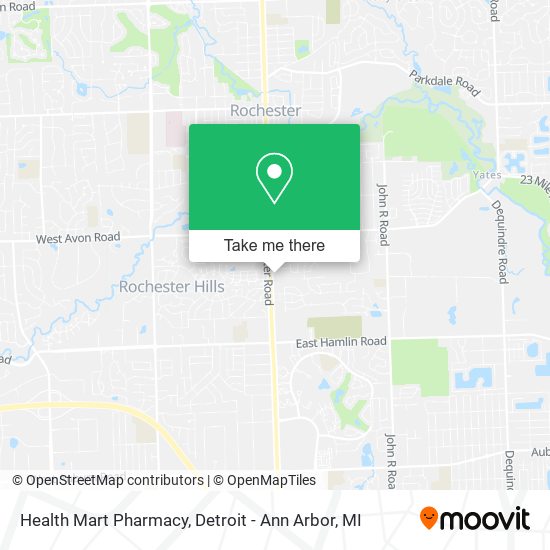 Health Mart Pharmacy map