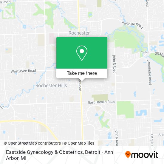 Mapa de Eastside Gynecology & Obstetrics