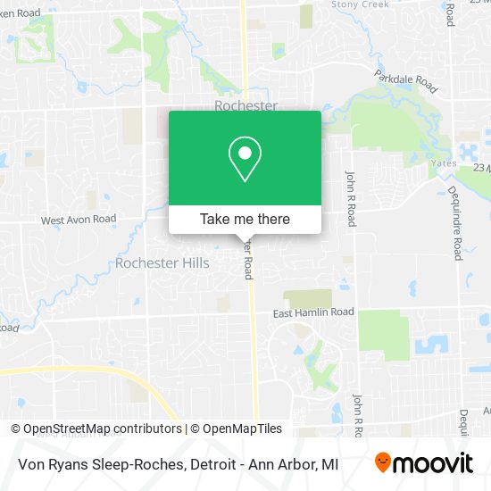 Von Ryans Sleep-Roches map