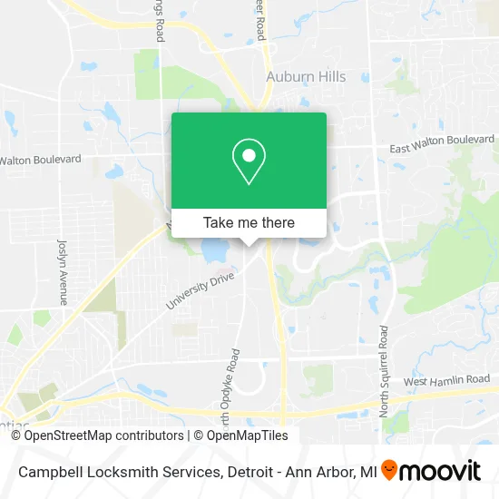 Campbell Locksmith Services map