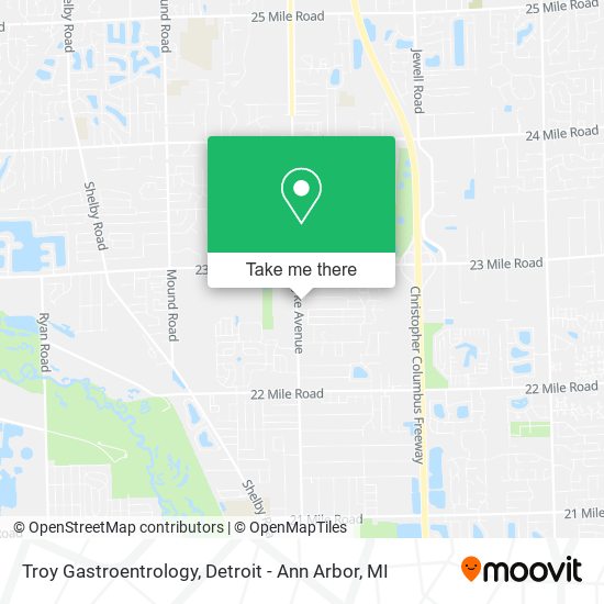 Mapa de Troy Gastroentrology