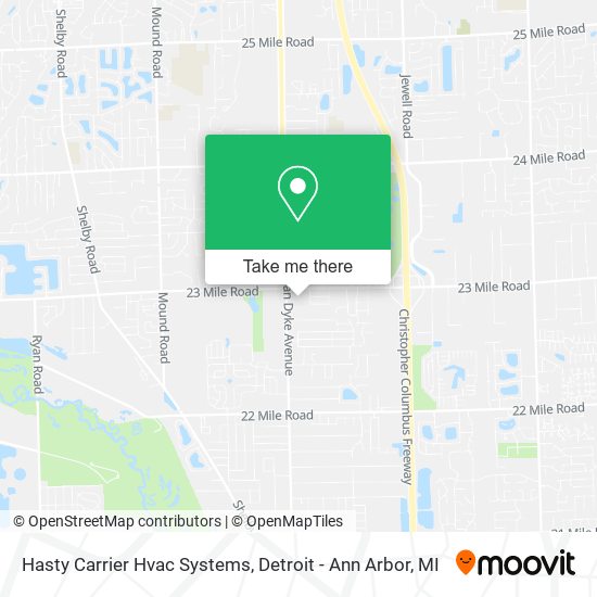 Hasty Carrier Hvac Systems map
