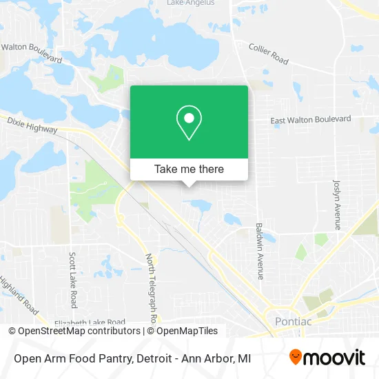 Open Arm Food Pantry map