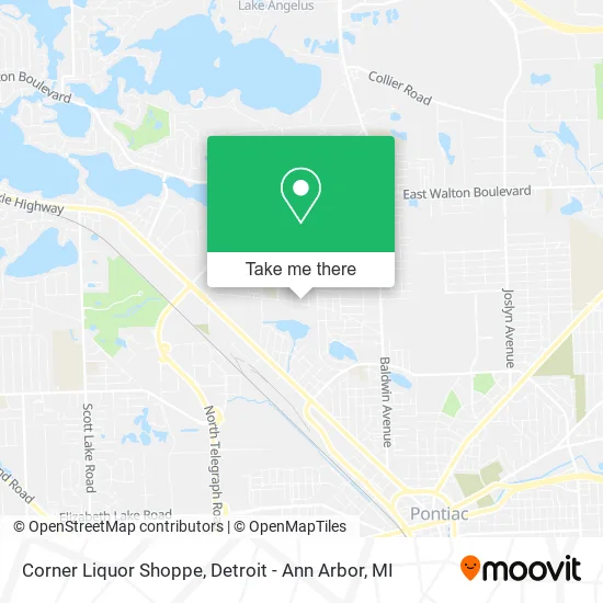 Corner Liquor Shoppe map